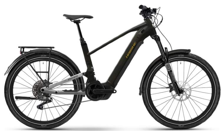Электровелосипед Haibike Adventr 6 sparkling black/platinum chrome glossy