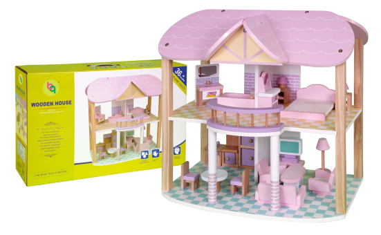 Кукольный домик с мебелью Babygarden Friendly Cottage Кукольный домик с мебелью Babygarden Friendly Cottage
