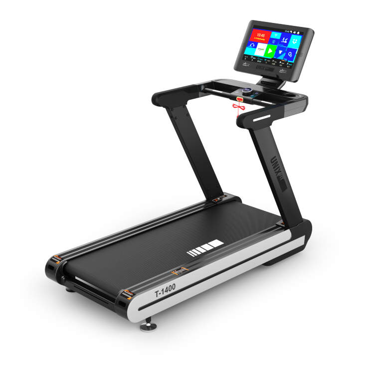 Профессиональная беговая дорожка Unixfit T-1400 PRO (18,5" TFT)