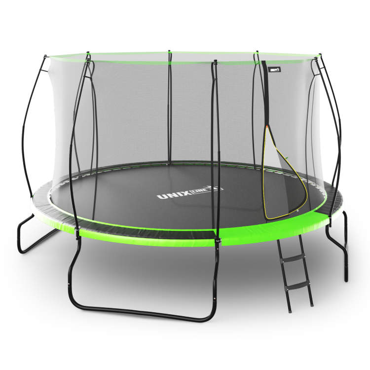 Батут UNIX Line UFO 3.66 м (12 ft) Green 