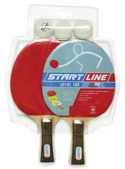 Набор Start Line 2 р-ки Level 100, 3 мяча Club Select Набор Start Line 2 р-ки Level 100, 3 мяча Club Select