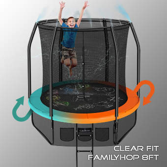 Батут Clear Fit FamilyHop 10Ft