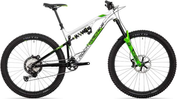 Велосипед Rock Machine Blizzard 90-297 RZ Gloss Silver/Black/Green Велосипед Rock Machine Blizzard 90-297 RZ Gloss Silver/Black/Green