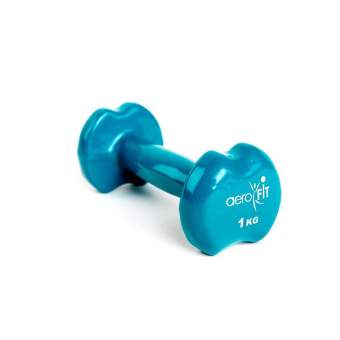 Гантель в виниловой оболочке 1кг AeroFit DB-VD-1K