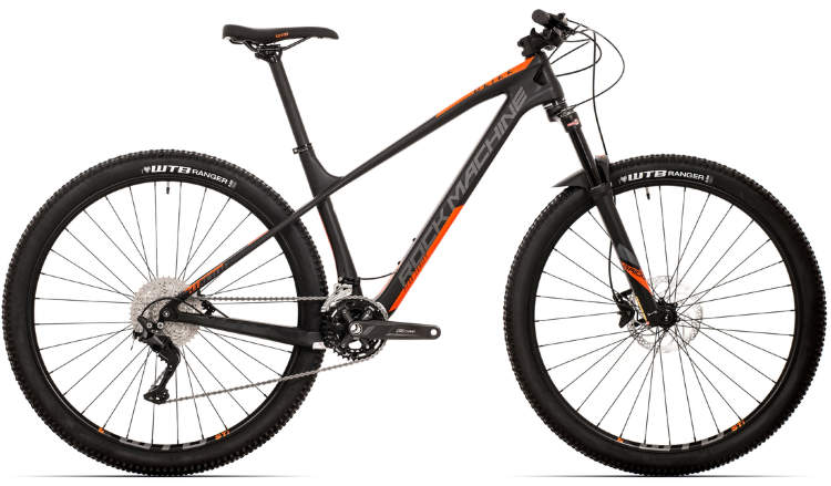 Велосипед Rock Machine Blizz CRB 20-29 Matte Black/Grey/Orange